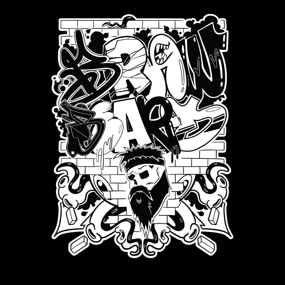 Tragic O’Hara x Braw Beard Graffiti - Limited Edition T-shirt