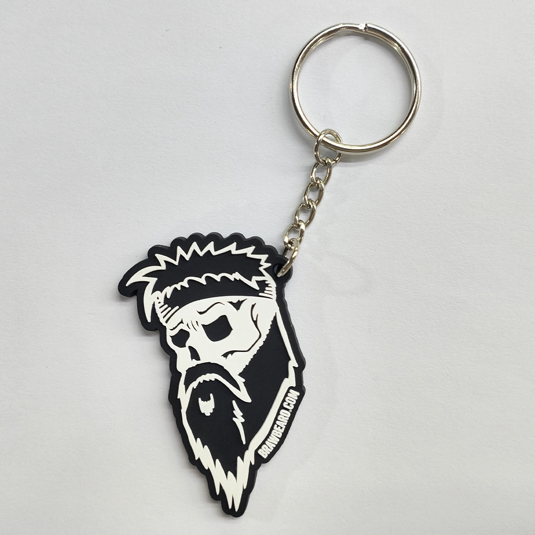 Braw Beard Logo Keyring