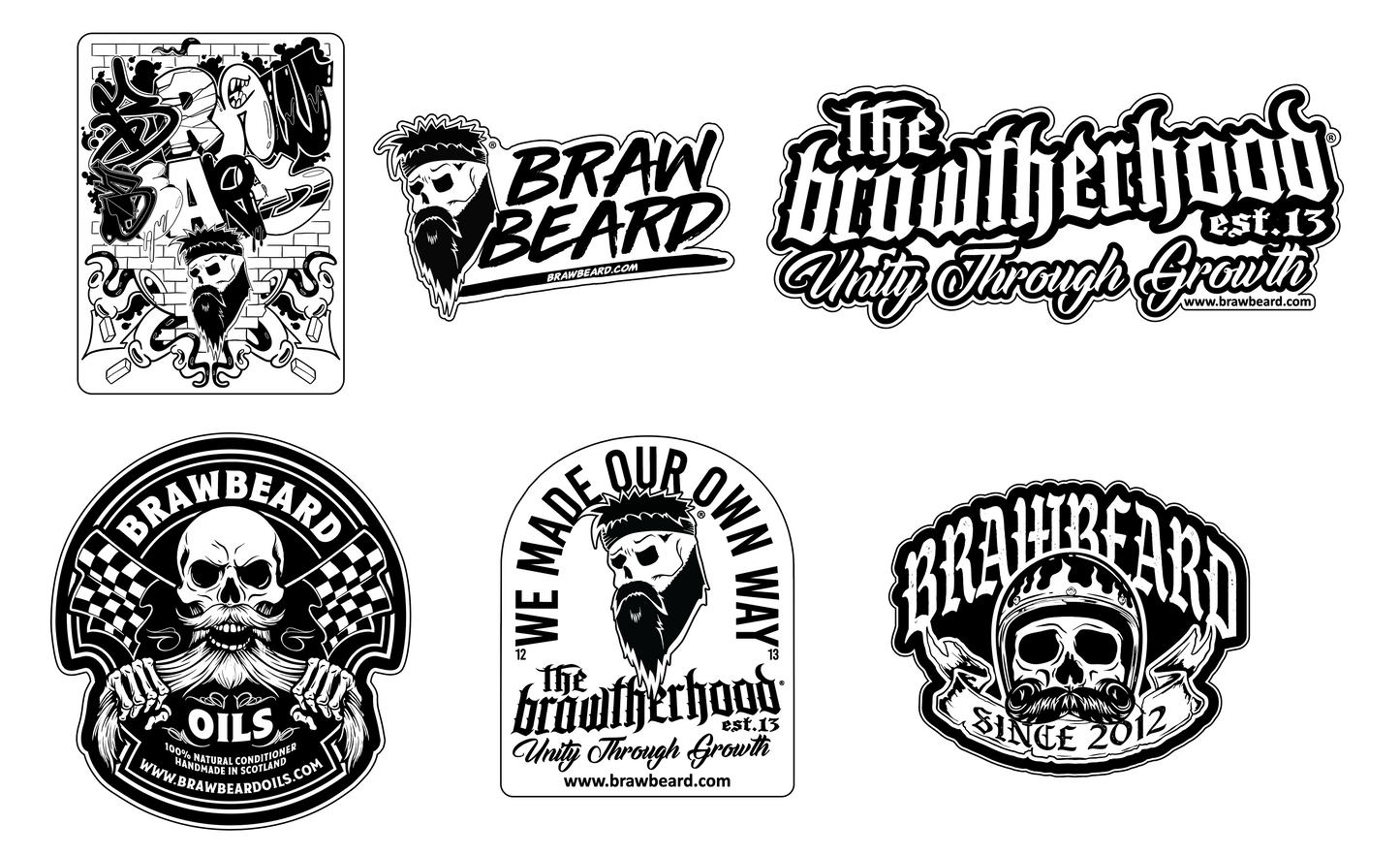 Sticker Pack - 6 stickers