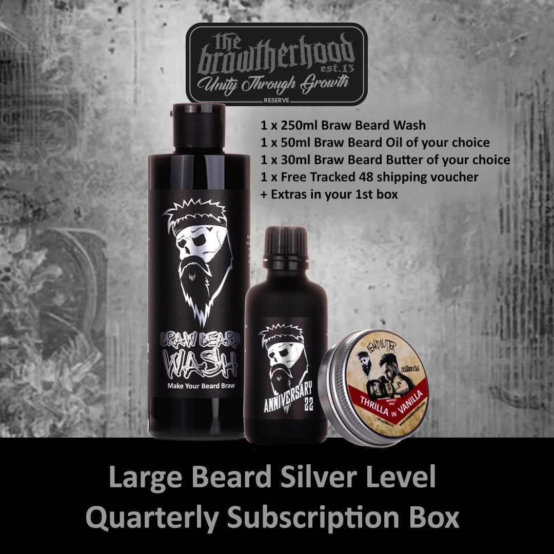 Quarterly Subscription - Large Beards - Silver