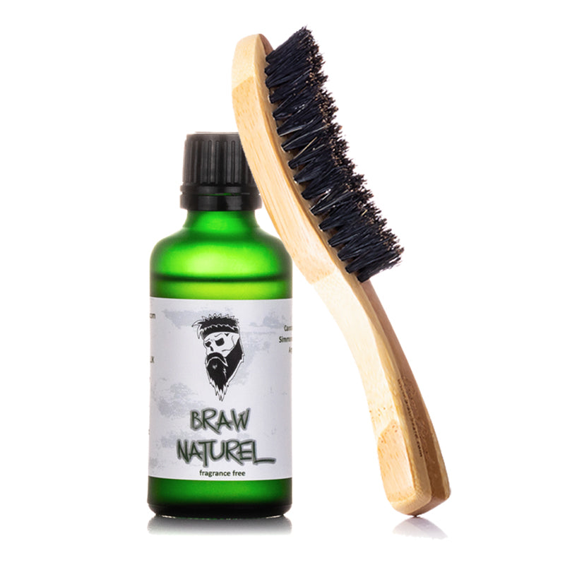 Beard Oil and Brush Pack
