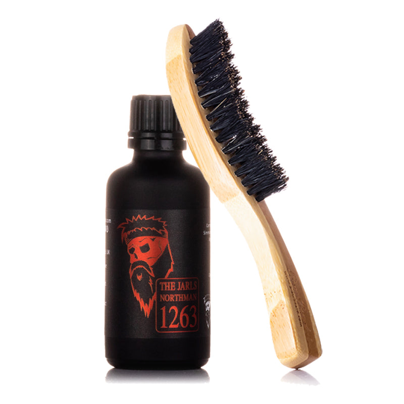 Beard Oil and Brush Pack