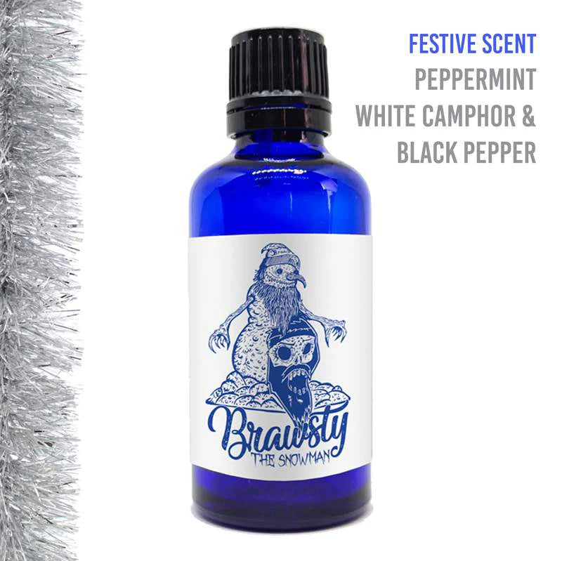 Brawsty The Snowman: The Popular Uplifting Winter Beard Oil