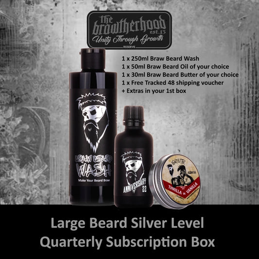 Quarterly Subscription - Large Beards - Silver