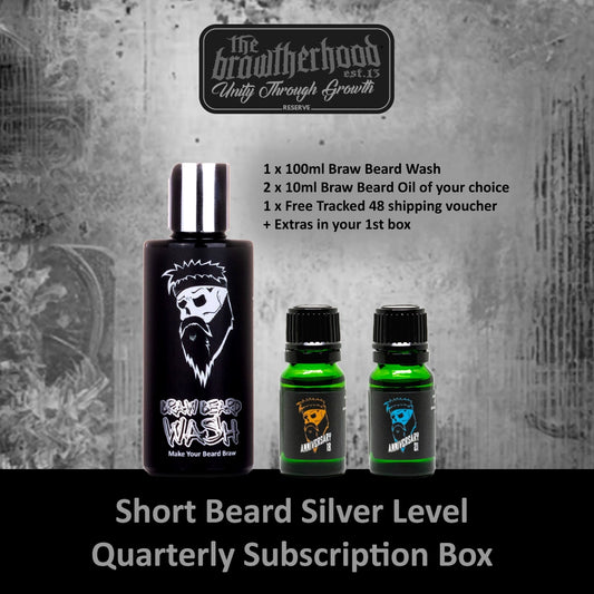 Quarterly Subscription - Short Beards - Silver